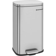 Mülleimer Küche 30L Softclose silbern von Songmics
