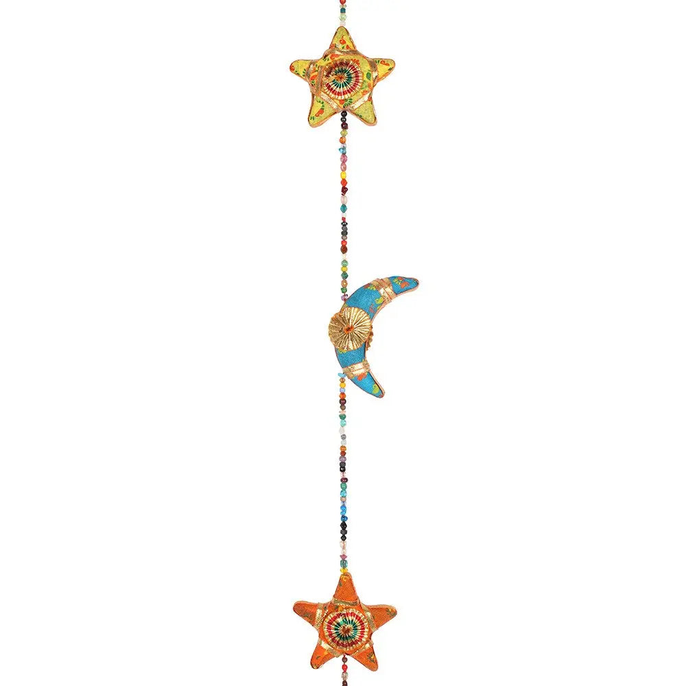 Windspiel mit Glocke Mond und Sterne von Something Different