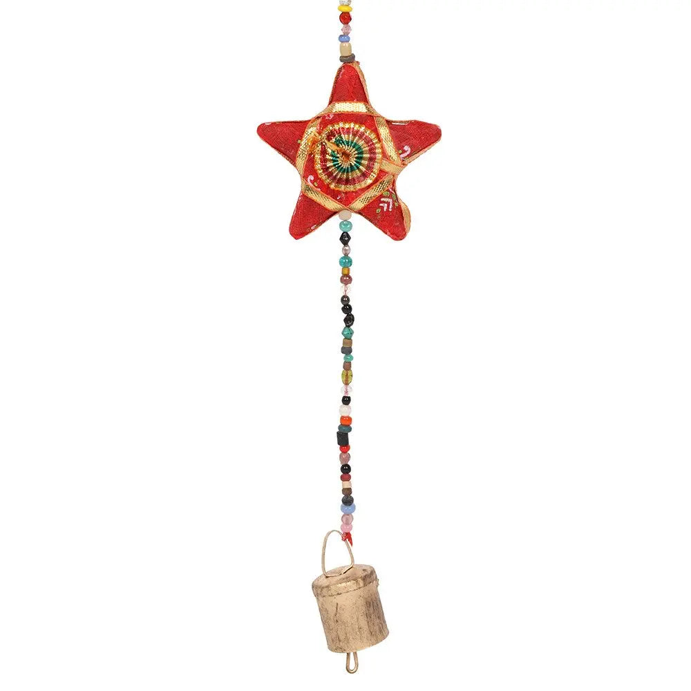 Windspiel mit Glocke Mond und Sterne von Something Different