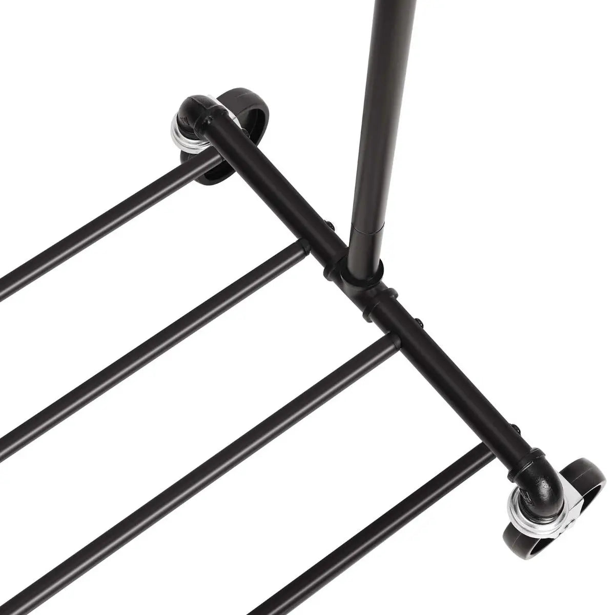 Kleiderständer Industrie-Design mit Ablage Schwarz von Songmics