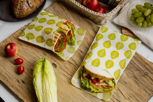 Sandwich & Snack Bag Vegan Blätter 2er Set von Nuts