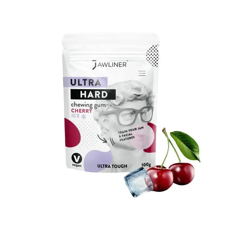Fitness Cherry Ice Gum 100g Pack von JAWLINER