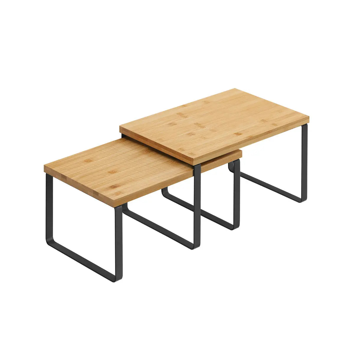 Schrank-Organisationsregal 2er Set Holz von Songmics