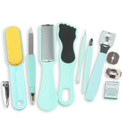 Pediküre Fusspflege Set 10-Teilig Türkis von Paloma Beauties