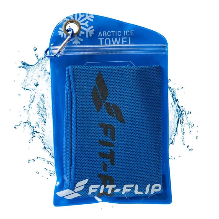 Airflip Towel Kühlhandtuch Mikrofaser mit Tasche 100x30cm von Fit-Flip