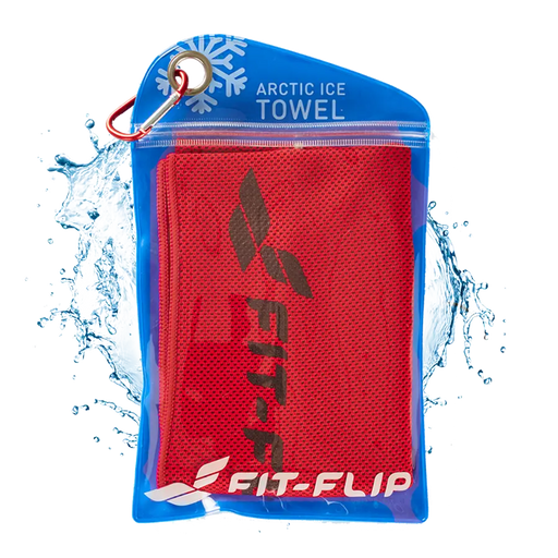 Airflip Towel Kühlhandtuch Mikrofaser mit Tasche 100x30cm von Fit-Flip