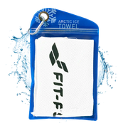 Airflip Towel Kühlhandtuch Mikrofaser mit Tasche 100x30cm Weiss von Fit-Flip
