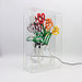 Acryl-Box Neon - Vase mit Tulpen von Locomocean