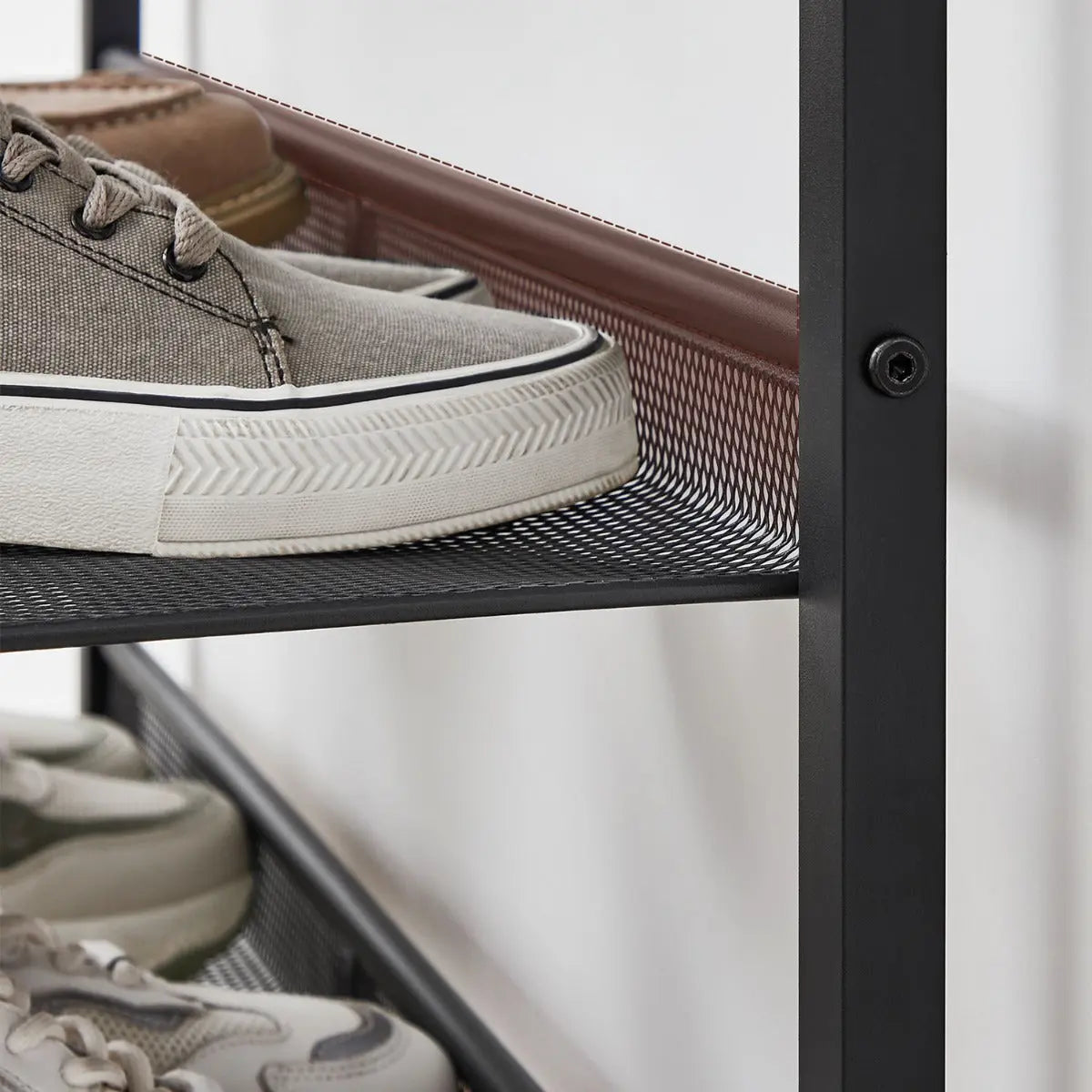 Schuhregal Schuhschrank 5 Ebenen von Songmics