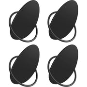 Garderobenhaken Kleiderhaken 4er Set Schwarz von Songmics