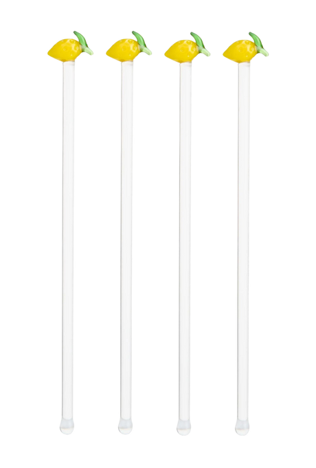 Cocktail Rührstäbchen Lemon 4er-Set von Uberstar