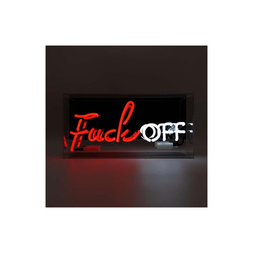 Acryl-Box Neon - F*ck Off von Locomocean