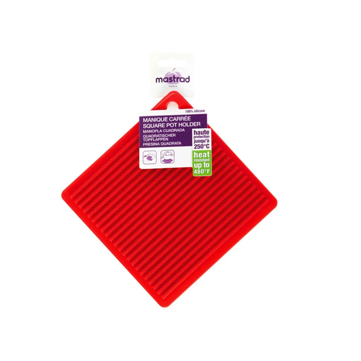 Topflappen Silikon Rot von Mastrad