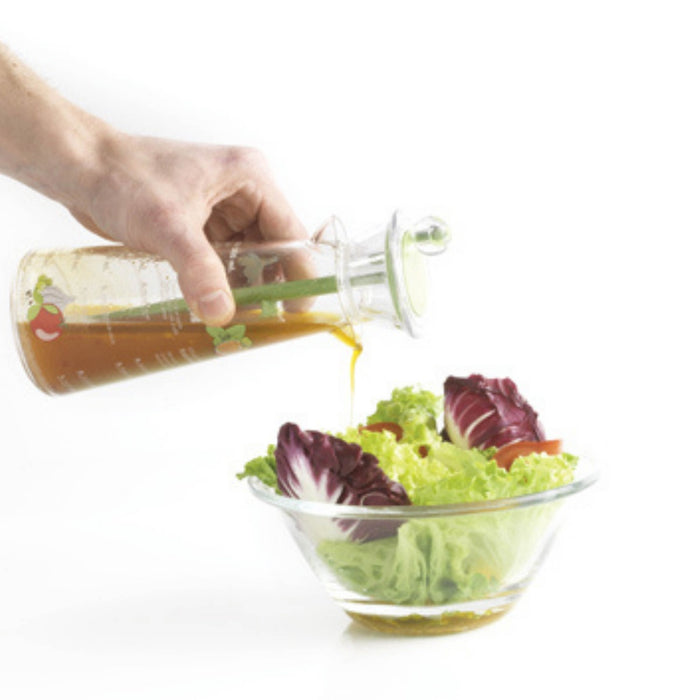 Vinaigrette Mixer mit aufgedruckten Rezepten von Mastrad