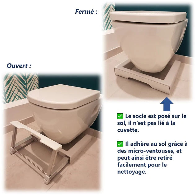 Toilettenhocker Verstaubar von Well Care