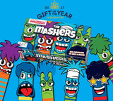 Einzelne Socken im 6er Pack, THE MASHERS Bunte Monster, Gr. 30-38, mit Geschenkbox von United Oddsocks