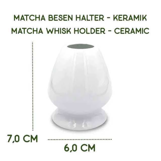 Matcha Besen Halter Kusenaoshi Weiss von Matcha Passion