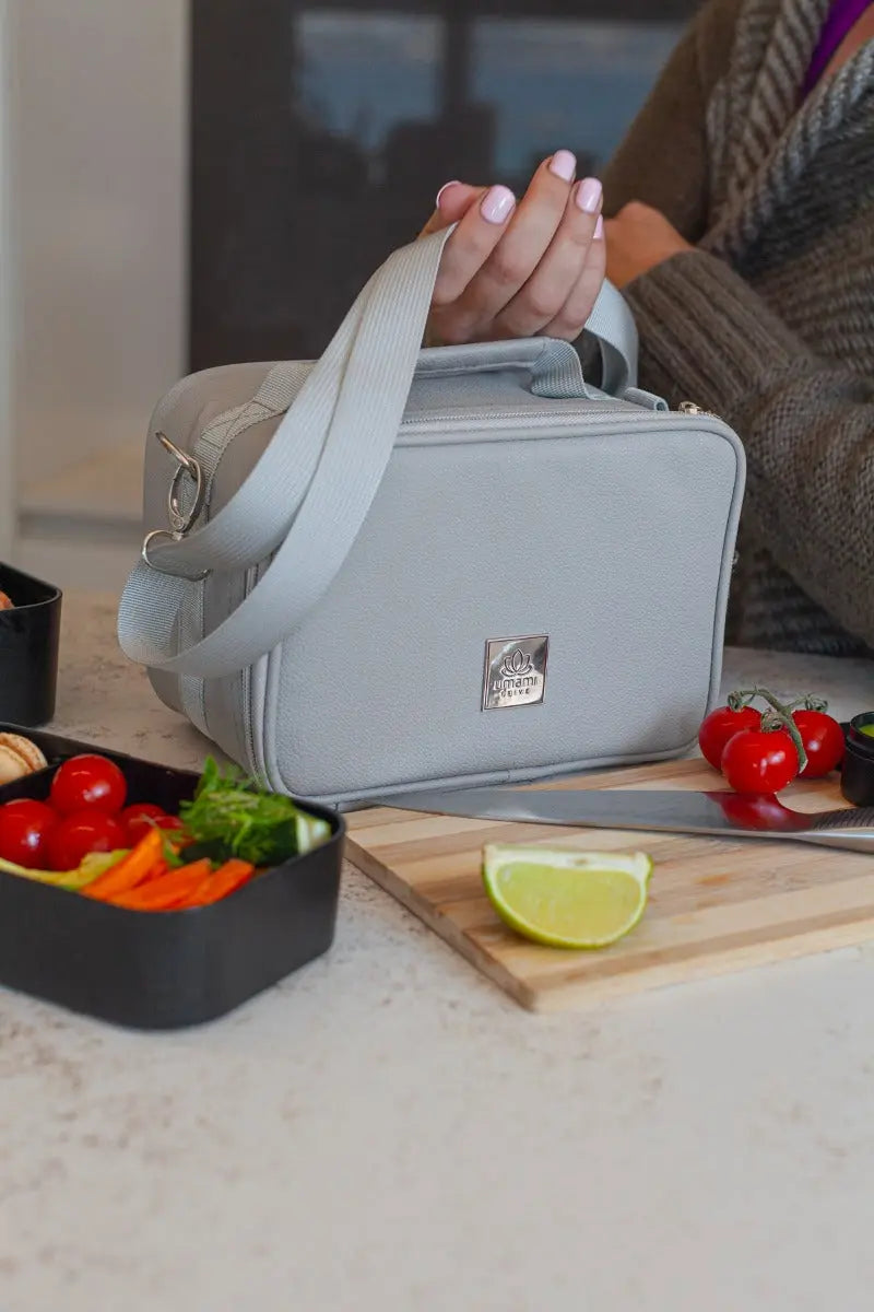 Insulated Lunch Bag Cool Grey Premium von Umami