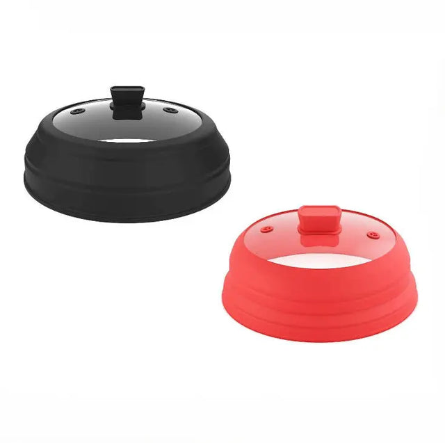Mikrowellendeckel Abdeckhaube Silikon faltbar rot von Mastrad