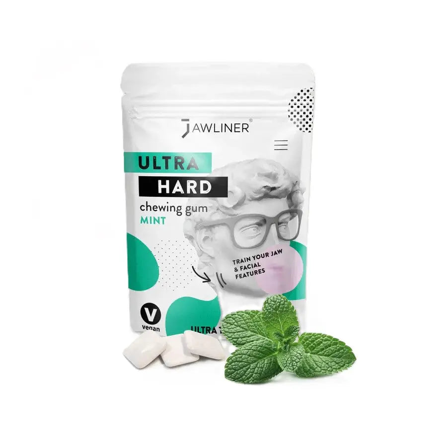 Fitness Mint Chewing Gum 100g Pack von JAWLINER