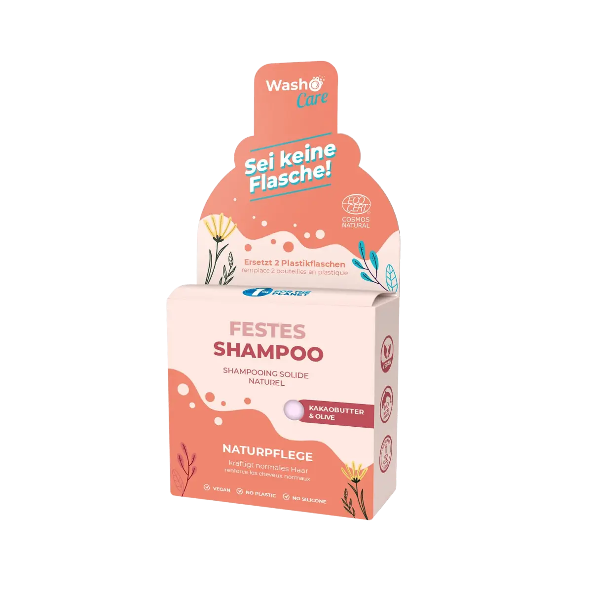 Festes Shampoo Naturpflege von Washo Care