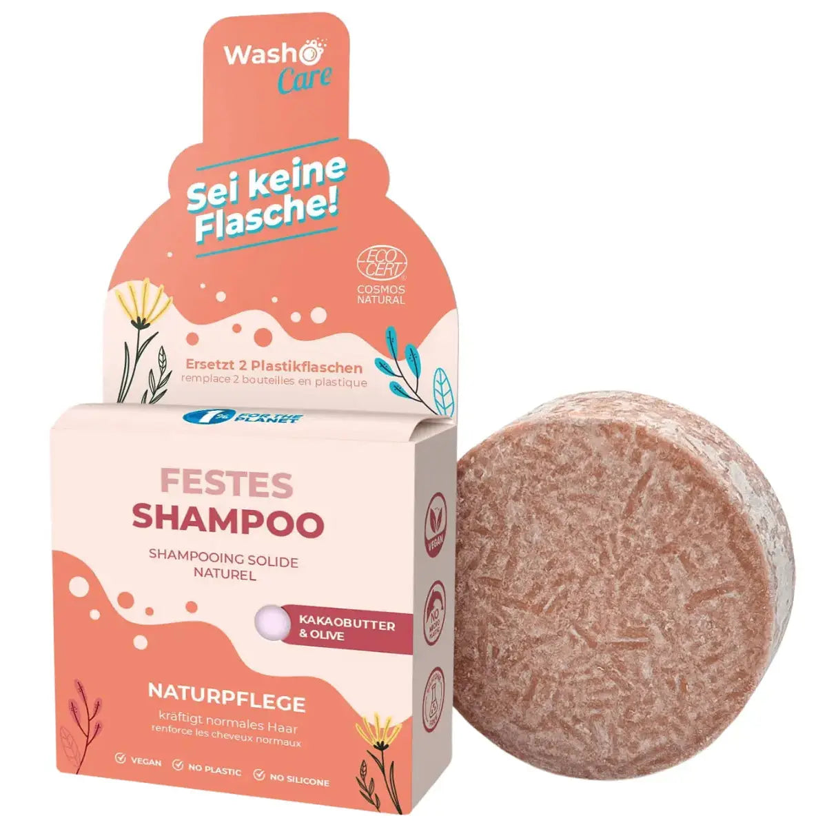 Festes Shampoo Naturpflege von Washo Care