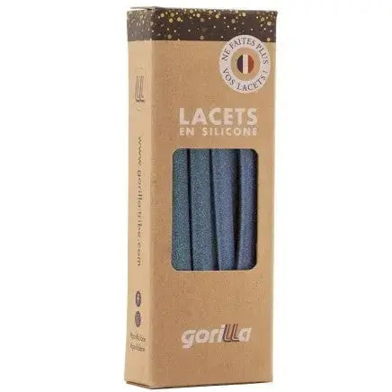 Elastische Schnürsenkel Flexibel Ohne Binden Breit Silikon Neptune von Gorilla Lacets