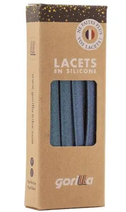 Elastische Schnürsenkel Flexibel Ohne Binden Breit Silikon Neptune von Gorilla Lacets