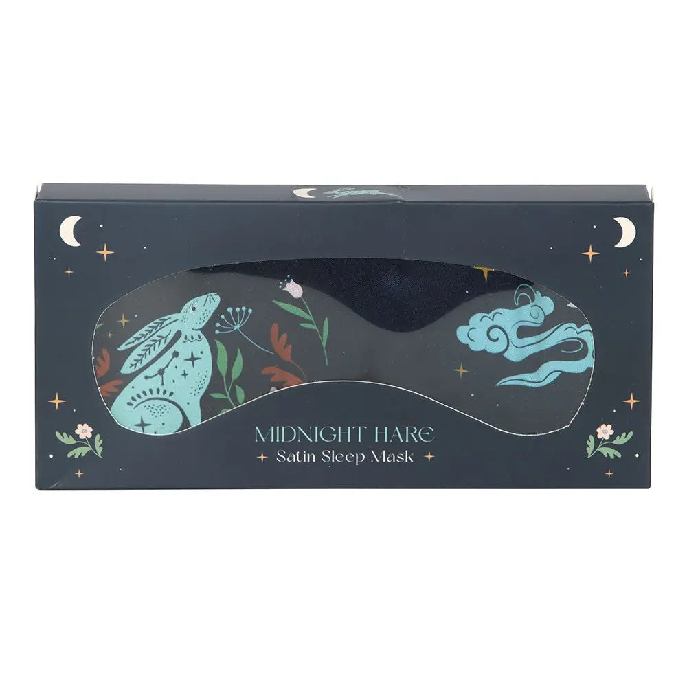 Satin Schlafmaske Midnight Hare von Something Different