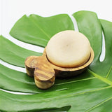 Seifenschale aus Olivenholz Apfel von Unicorn