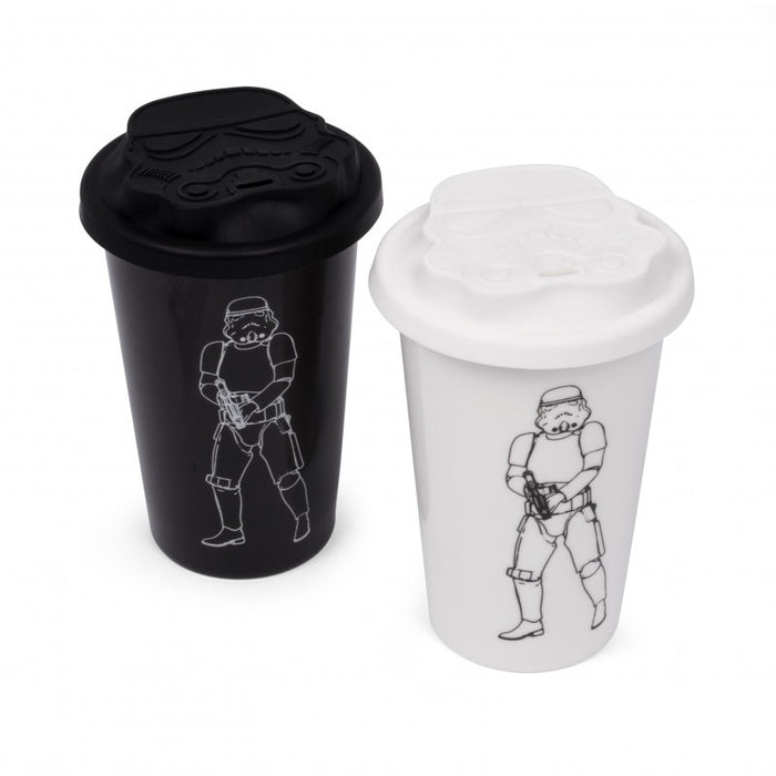 Original Stormtrooper - Keramikbecher mit Silikondeckel (schwarz) von Original Stormtrooper