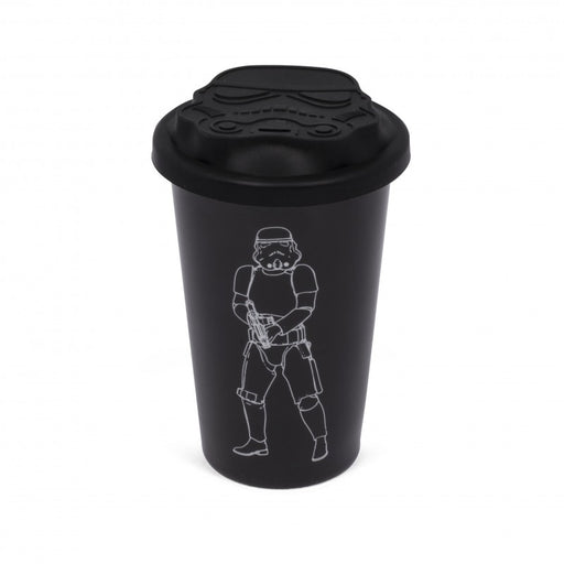 Original Stormtrooper - Keramikbecher mit Silikondeckel (schwarz) von Original Stormtrooper