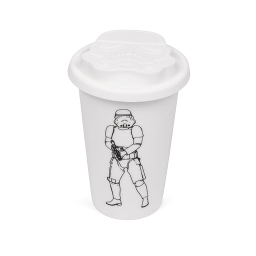 Original Stormtrooper - Keramikbecher mit Silikondeckel (weiss) von Original Stormtrooper