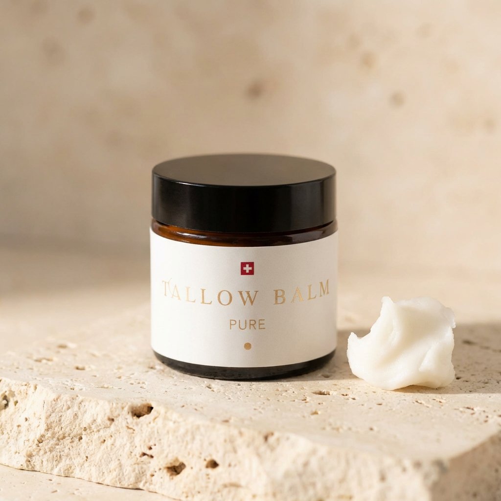 Tallow Balm Pure – Hautbalsam mit Rindertalg & Vitamin E, 60 ml von guteszeug.ch