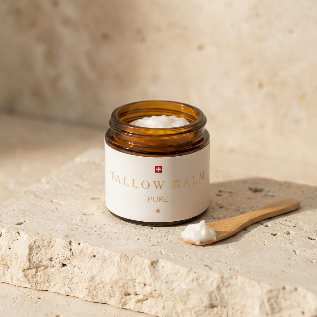 Tallow Balm Pure – Hautbalsam mit Rindertalg & Vitamin E, 60 ml von guteszeug.ch