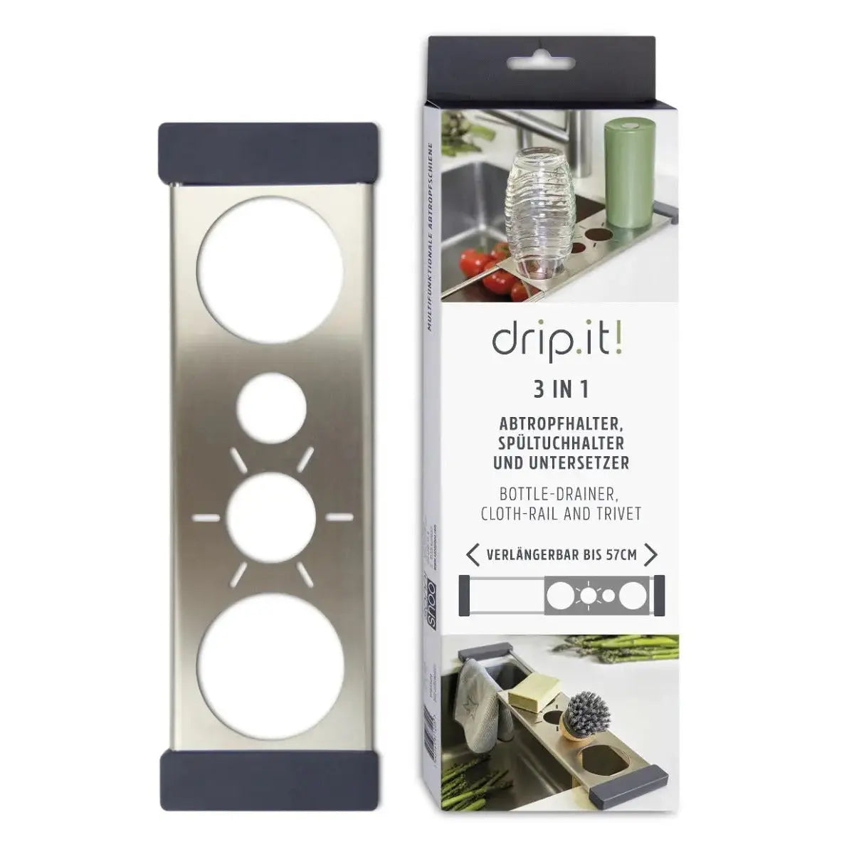 drip.it Abtropfhalter Flaschenhalter multifunktional von Sanni Shoo