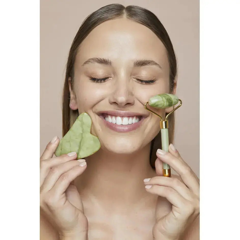 Jade-Roller und Gua Sha von Paloma Beauties