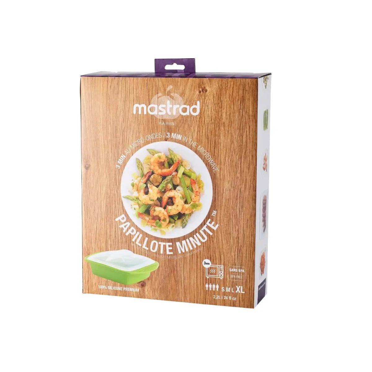 Mikrowellen-Dampfgarer XL Silikon von Mastrad