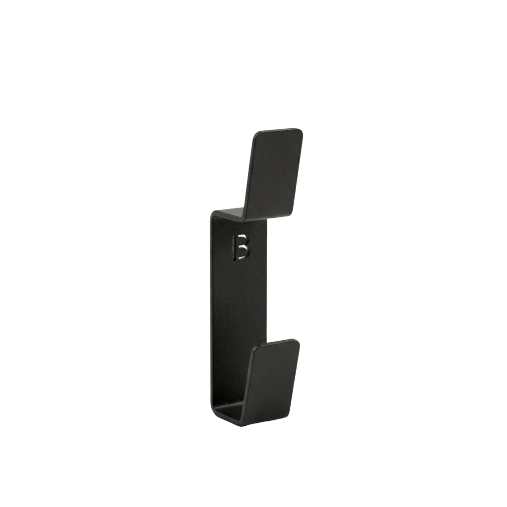 Wandhaken 2er schwarz von Well Care