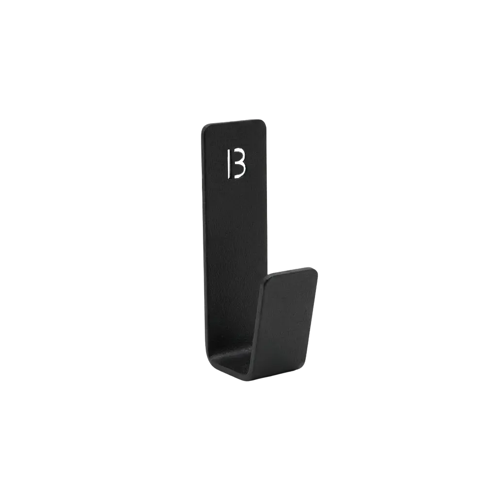 Wandhaken schwarz von Well Care