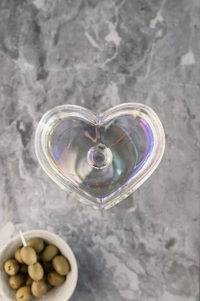 Herzglas irisierend 2er-Set von Uberstar