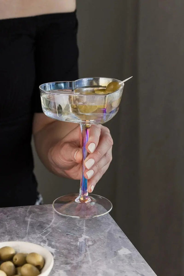 Herzglas irisierend 2er-Set von Uberstar