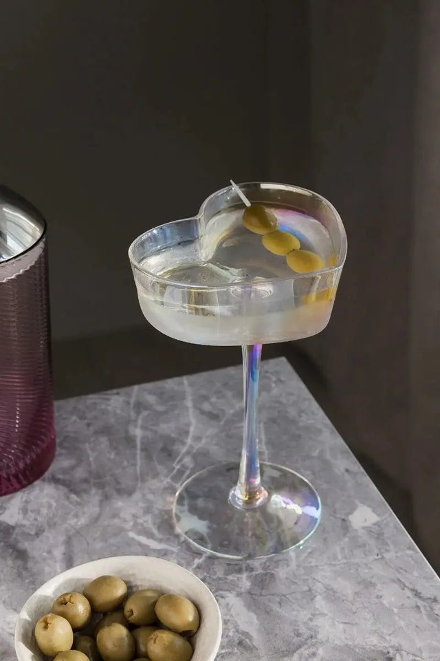 Herzglas irisierend 2er-Set von Uberstar