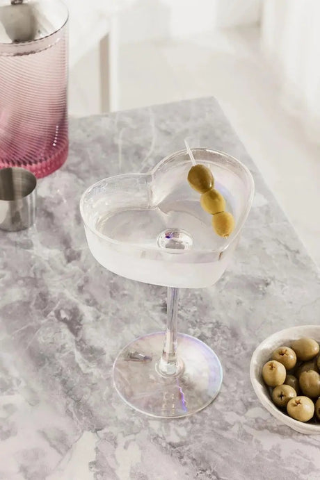 Herzglas irisierend 2er-Set von Uberstar