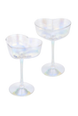 Herzglas irisierend 2er-Set von Uberstar
