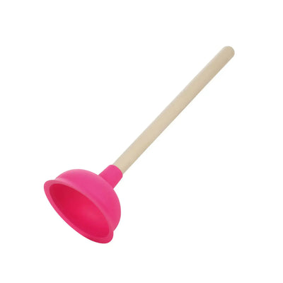 Abflussreiniger Pömpel und Saugglocke Leuchtpink