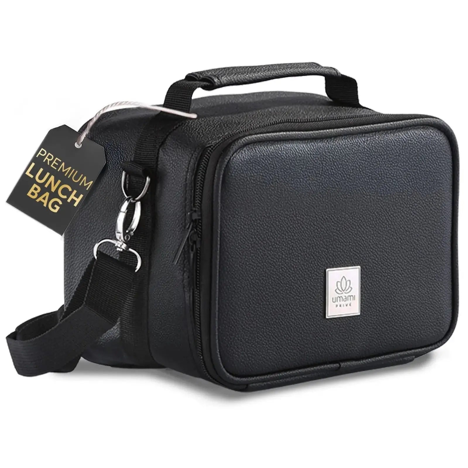 Insulated Lunch Bag Deep Black Premium von Umami