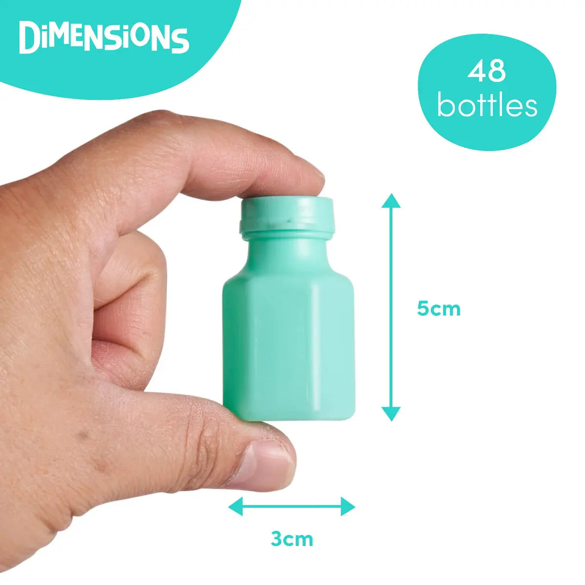 Seifenblasen mini Party Bubble Bottles 48 Stück von Twiddlers