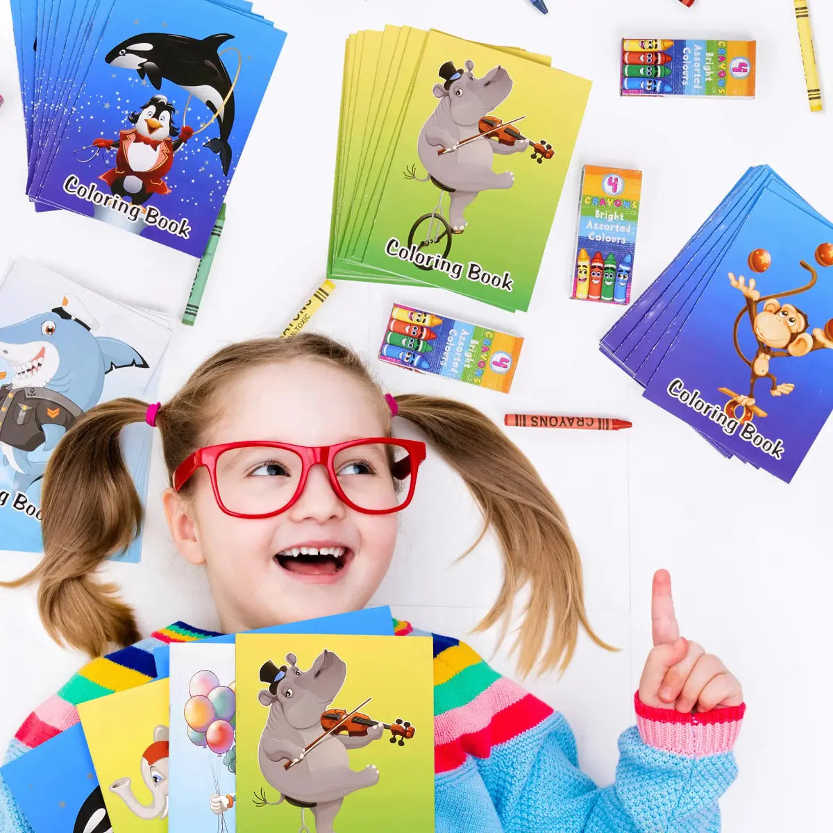 Malbuch mini mit Stiften 72 Stück von Twiddlers