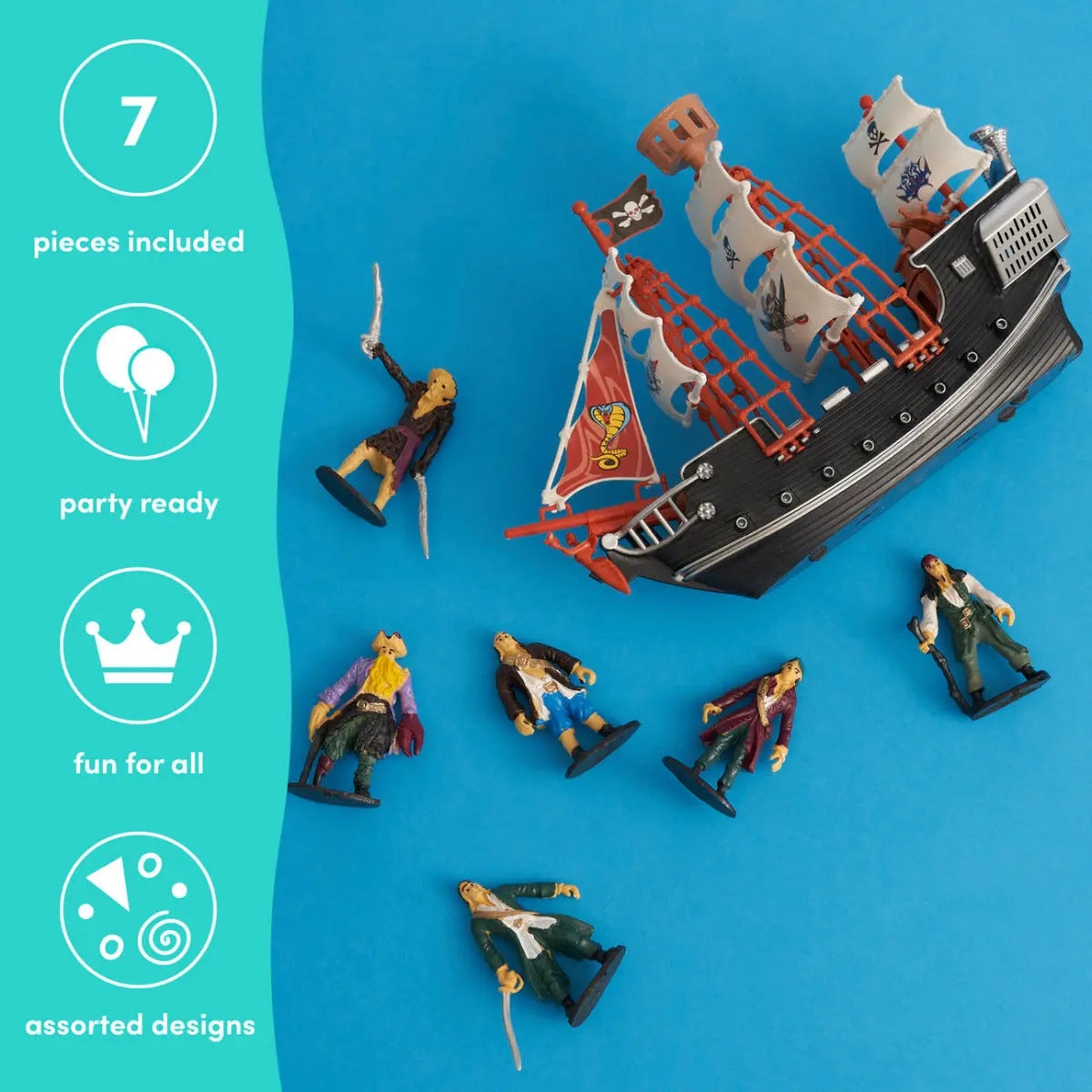 Piratenschiff 7-teilig von Twiddlers